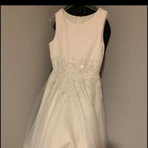 Girls size 10 communion dress